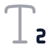 Text Subscript icon preview