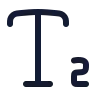 Text Subscript icon preview