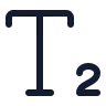 Text Subscript icon preview