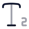 Text Subscript icon preview