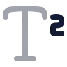 Text Superscript icon preview