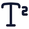 Text Superscript icon preview