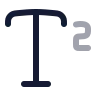 Text Superscript icon preview