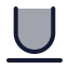 Textunderline icon with duotone rounded style