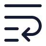 Text Wrap icon preview