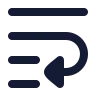 Text Wrap icon preview