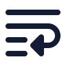 Text Wrap icon preview
