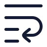 Text Wrap icon preview