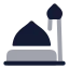 Theprophetsmosque icon with bulk rounded style