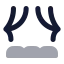 Theater icon with bulk rounded style