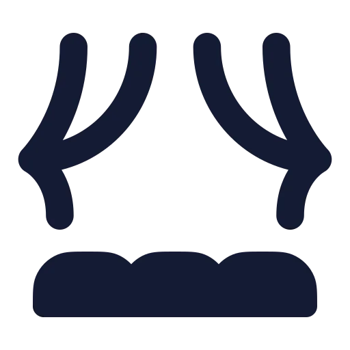 Theater Icon in Solid Rounded style