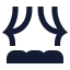 Theater icon with solid sharp style