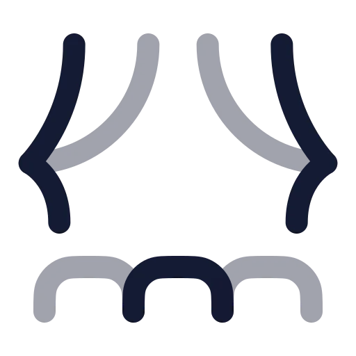 Theater Icon in Twotone Rounded style