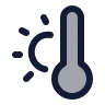 Thermometer Sun icon preview