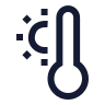 Thermometer Sun icon preview