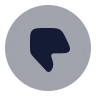 Thumbs Down Ellipse icon preview