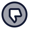 Thumbs Down Ellipse icon preview