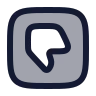 Thumbs Down Rectangle icon preview