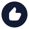 Thumbs Up Ellipse icon preview