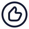Thumbs Up Ellipse icon preview