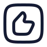 Thumbs Up Rectangle icon preview