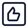 Thumbs Up Rectangle icon preview