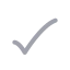 Tick icon with duotone rounded style