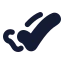 Tickdouble icon with solid rounded style