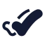 Tickdouble icon with solid sharp style