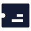 Ticket icon with solid sharp style