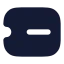 Ticketminus icon with solid rounded style