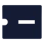 Ticketminus icon with solid sharp style