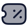 Ticket Percent icon preview