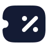 Ticket Percent icon preview
