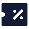 Ticket Percent icon preview
