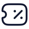 Ticket Percent icon preview
