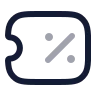 Ticket Percent icon preview