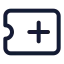 Ticketplus icon with stroke standard style