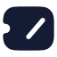 Ticketslash icon with solid rounded style
