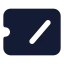 Ticketslash icon with solid standard style