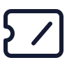 Ticket Slash icon preview