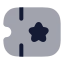 Ticketstar icon with bulk rounded style