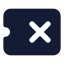 Ticketx icon with solid standard style