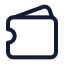 Tickets icon with stroke standard style