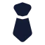 Tie icon with solid standard style