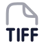 Tiff icon with twotone rounded style