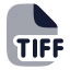 Tiff icon with bulk rounded style