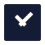 Time icon with solid sharp style