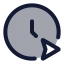 Timeschedule icon with duotone standard style