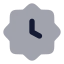 Timesetting icon with bulk rounded style